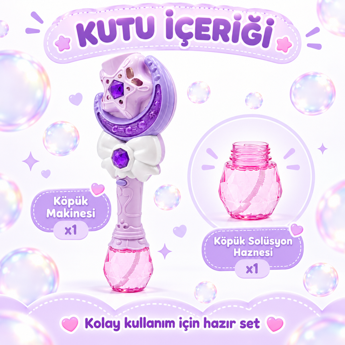 ışıklı otomatik köpük asası
